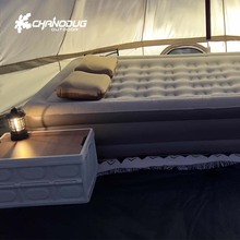 户外露营帐篷加高植绒自动充气垫充气床双人单人地垫午睡 锂电池