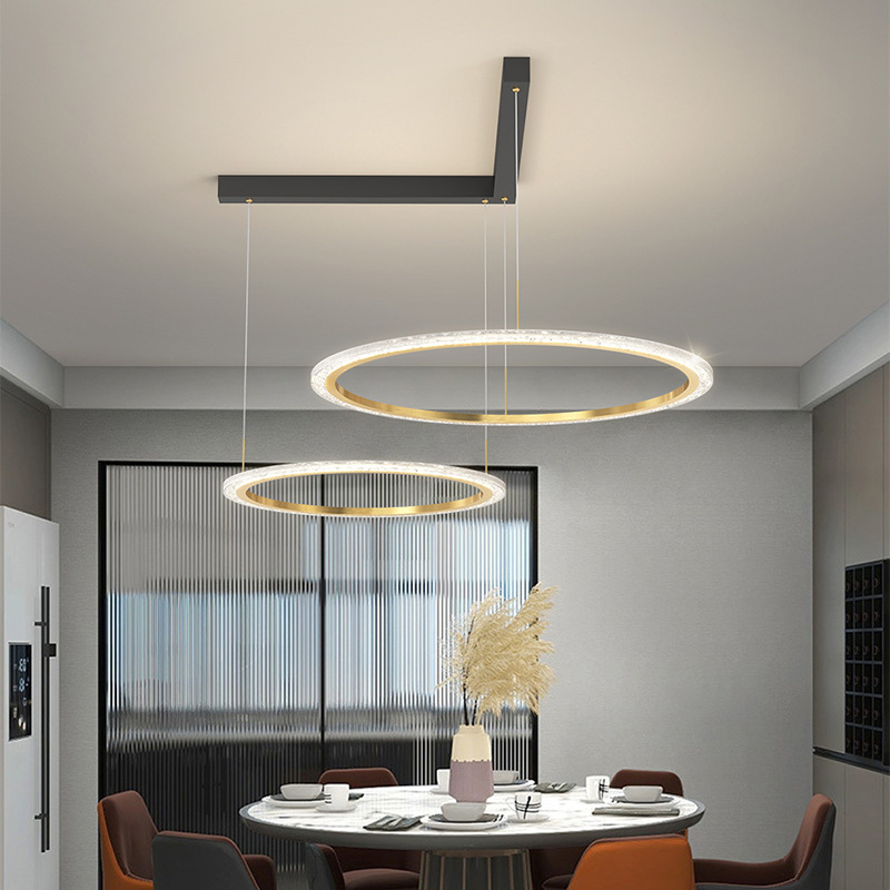 Living Room Chandelier Simple Creative Personality round Artistic Atmosphere Home Post-Modern Lighting Internet Celebrity Light Luxury Pendant Lamp