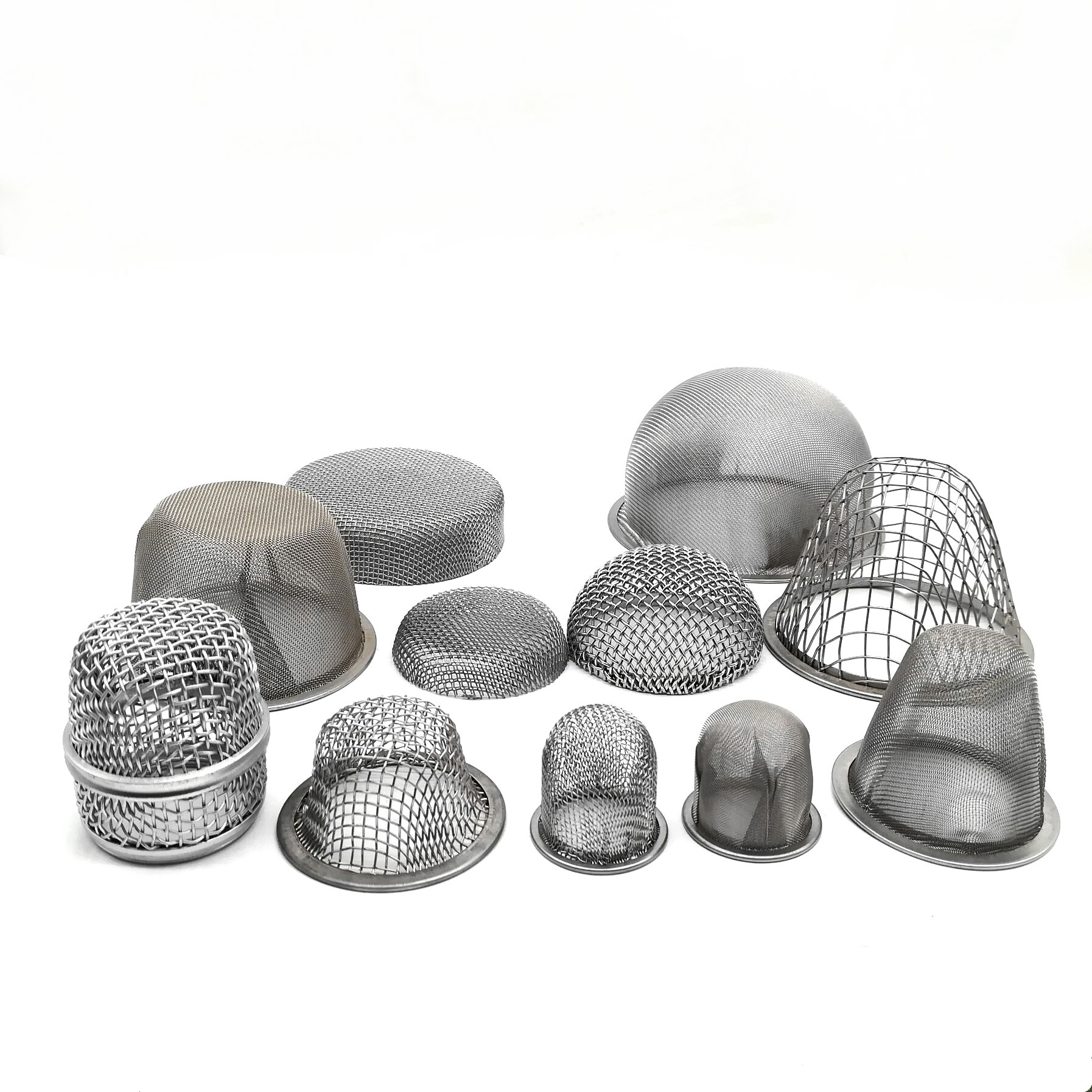 304不锈钢丝网深加工产品不锈钢滤帽冲压型包边过滤网帽