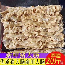 肥肠猪大肠半熟猪大肠猪20斤装家庭食堂饭店食材专用厂家批发跨境