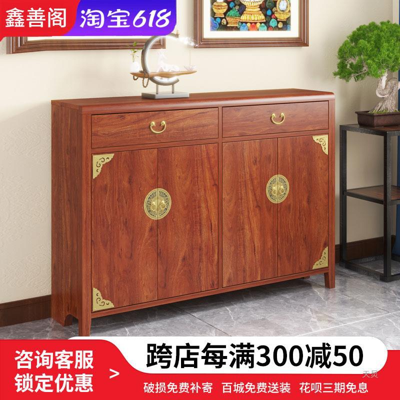 鞋柜门口家用新中式玄关柜大容量入户鞋橱门厅储物柜收纳柜子家用