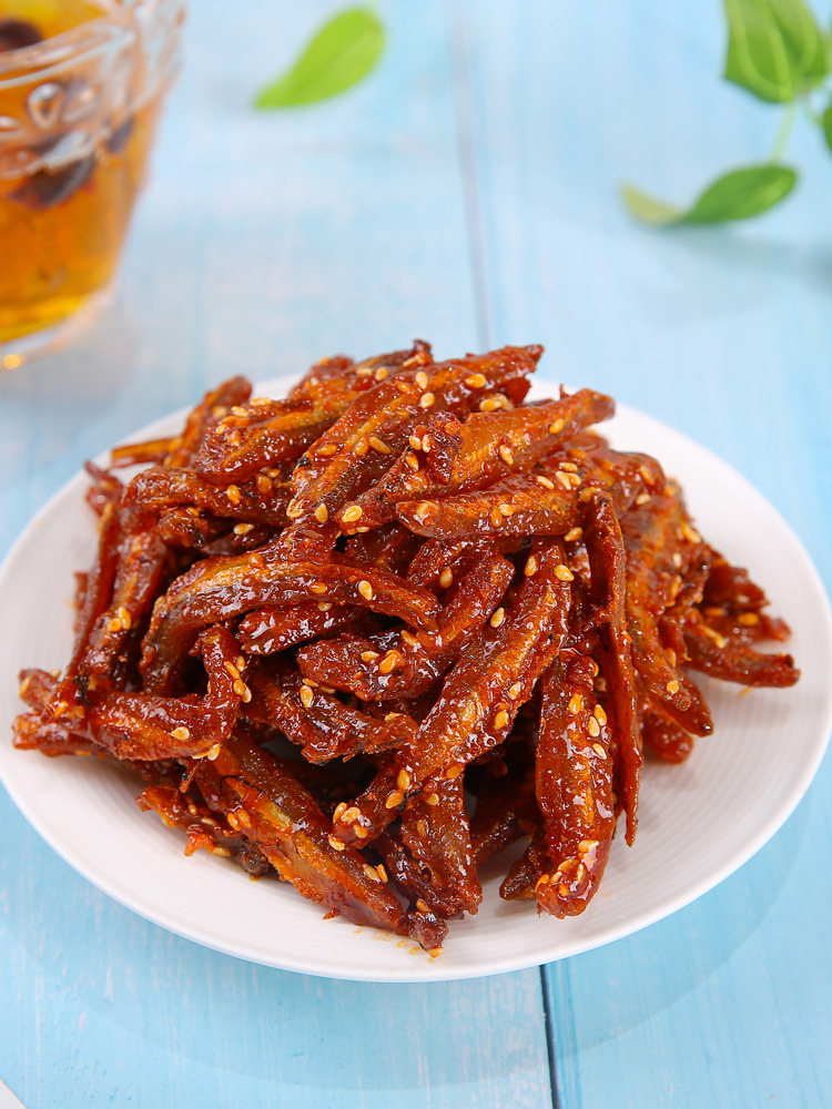 香辣银鱼仔500g 小鱼干小鱼仔小包装即食 散装 北海特产海味零食