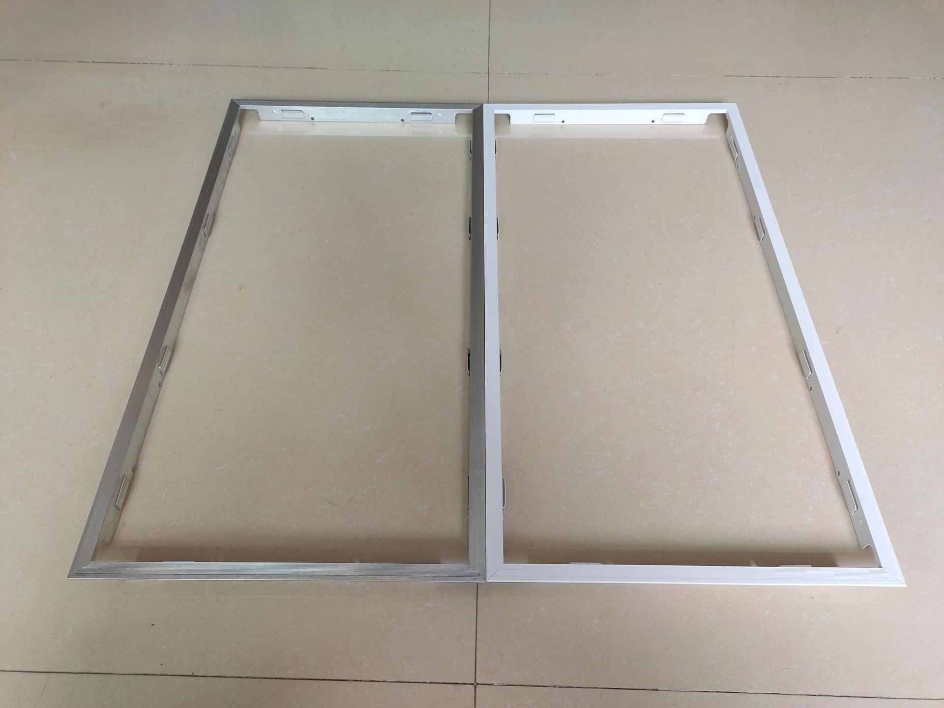 蜂窝板集成吊顶300*300/600浴霸led平板灯转换框铝合金暗装转接框