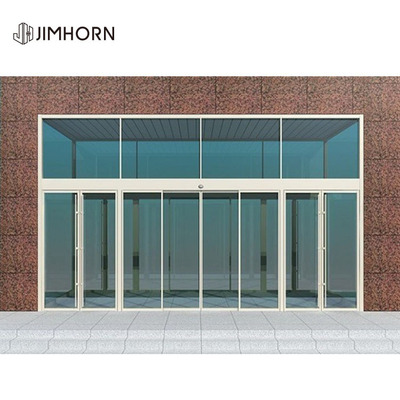 工厂供应推拉玻璃电动推拉门 感应玻璃自动门 商用电动玻璃推拉门