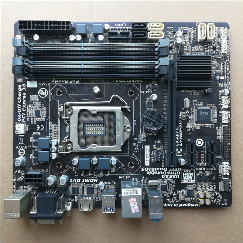 适用gigabyte/技嘉 b85m-d3v plus 1150针 ddr3 集显带hdmi口 b85