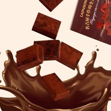 包邮批发名古屋手作的生巧克力168克在19-20度环境下保存1小时后