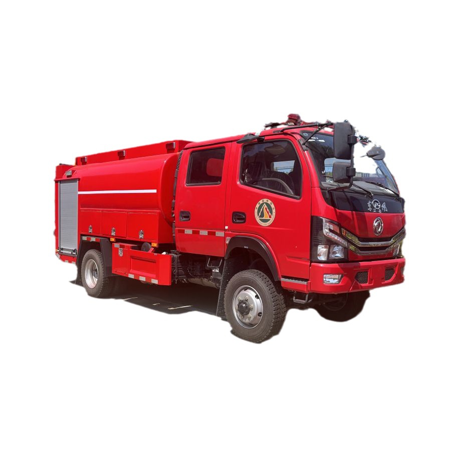 5吨四驱东风水罐消防车 江特牌jdf5102gxfsg45/e6型水罐消防车