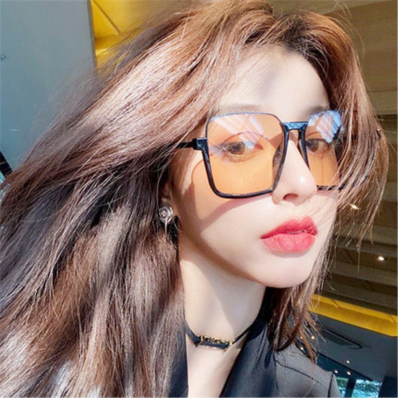 New Fashion Sunglasses Retro Semi-Rimless Fashion Glasses Shake Sonic Boom Internet Celebrity Same Style Colorful Sunglasses Factory Direct Sales