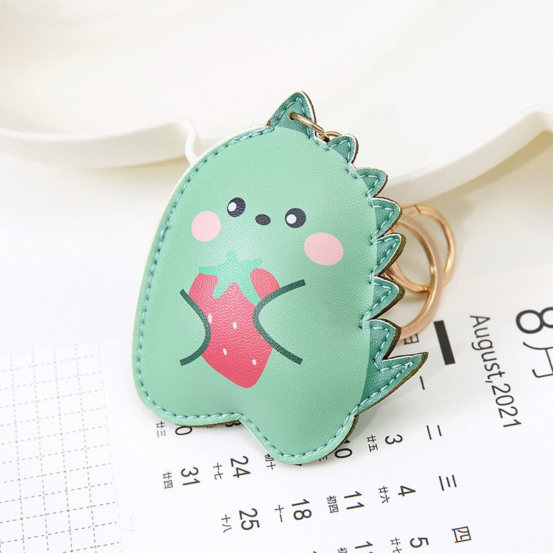 Creative Cartoon Key Button Cute Leather Pendant Clothing Doll and Bag Ornaments Small Gift Accessories Free Wholesale