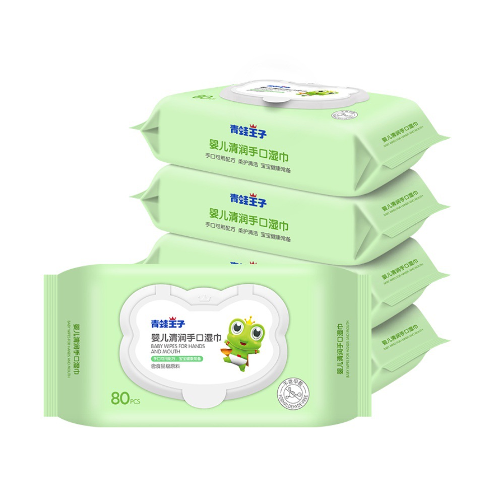 FROGPRINCE Baby Wet Wipes Big Bag Wholesale Baby Wipes Wholesale Factory Mouth and Hand Wipes Baby Wipes