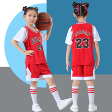 儿童篮球服男童24号科比球衣篮球训练服套装女詹姆斯库里球服套装