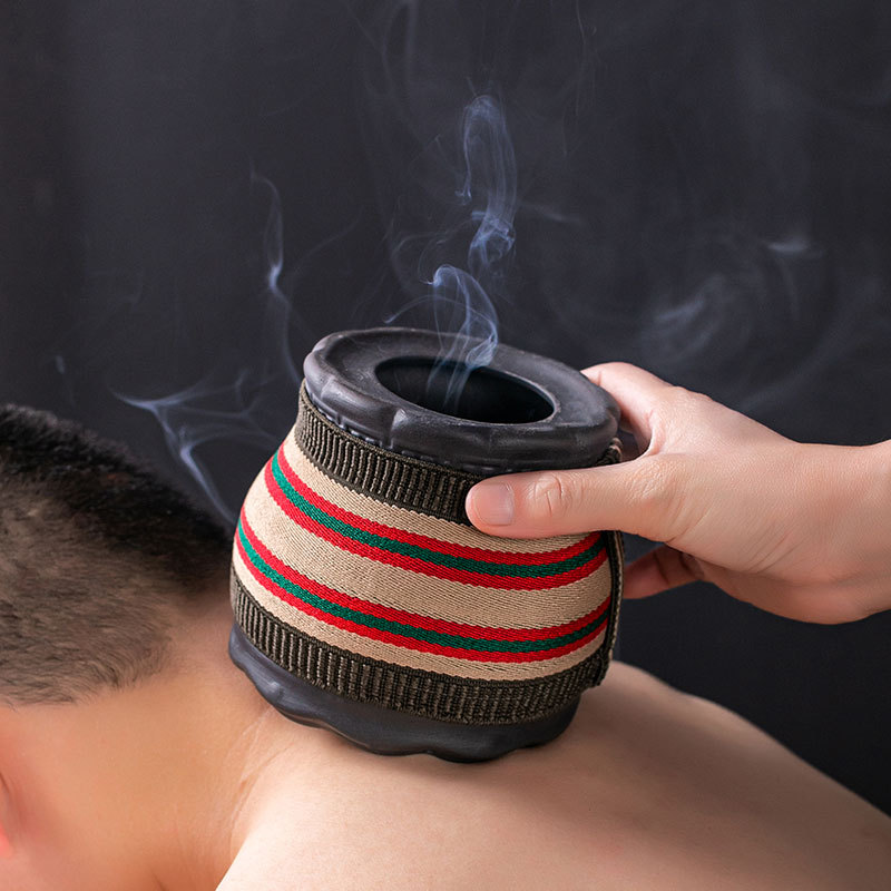 紫砂面部美人灸瓶小灸罐扶阳罐艾灸杯阳温灸仪魔灸罐家用脸部刮痧