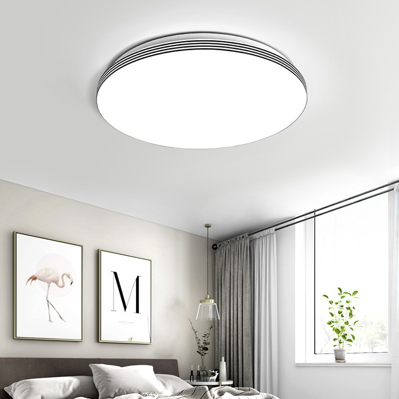 led吸顶灯 圆形卧室灯客厅灯简约现代大气超薄简单餐厅阳台过道灯