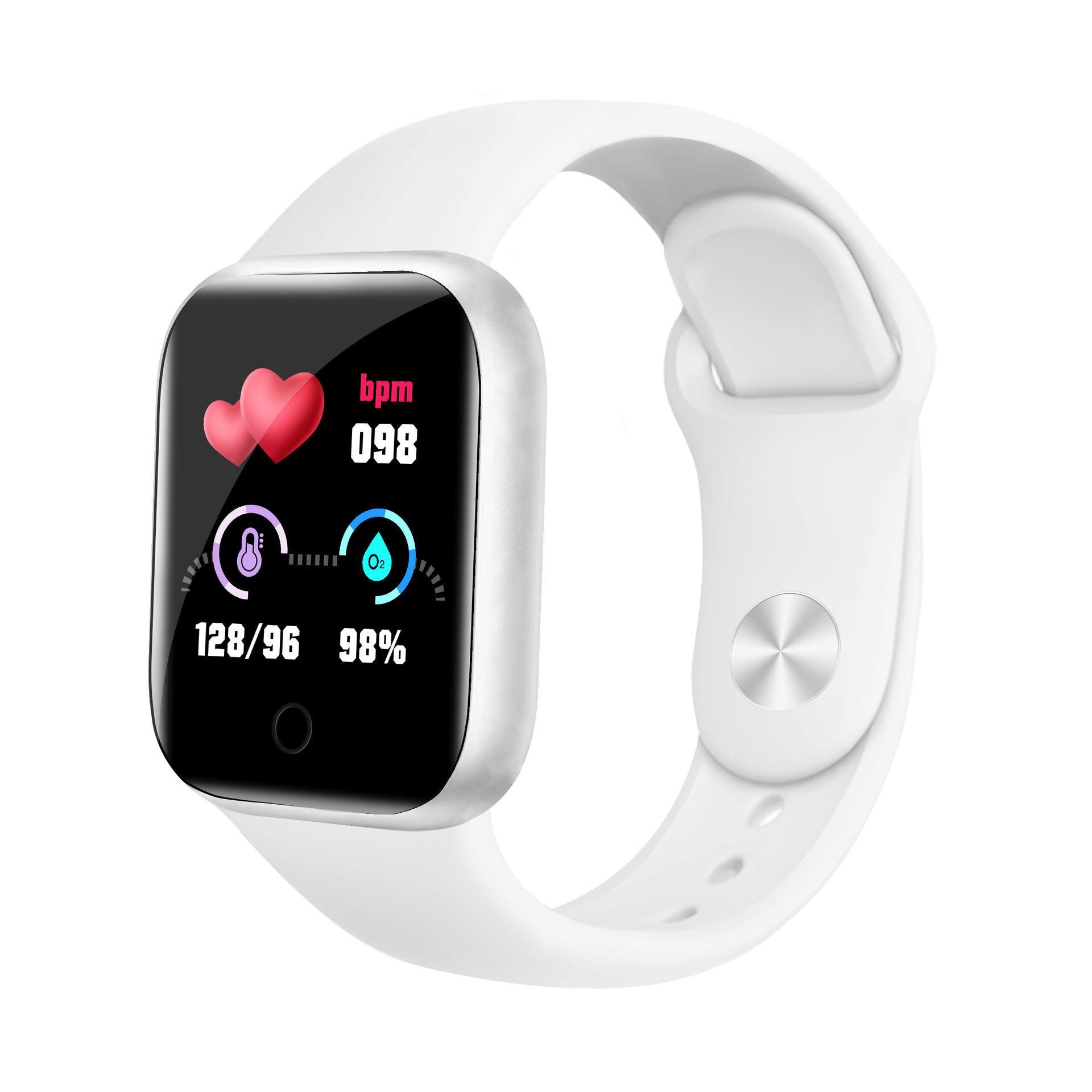 Y68 Smart Bracelet D20s Macaron Bluetooth Heart Rate Sport Step Counting Information Reminder Smart Bracelet Factory