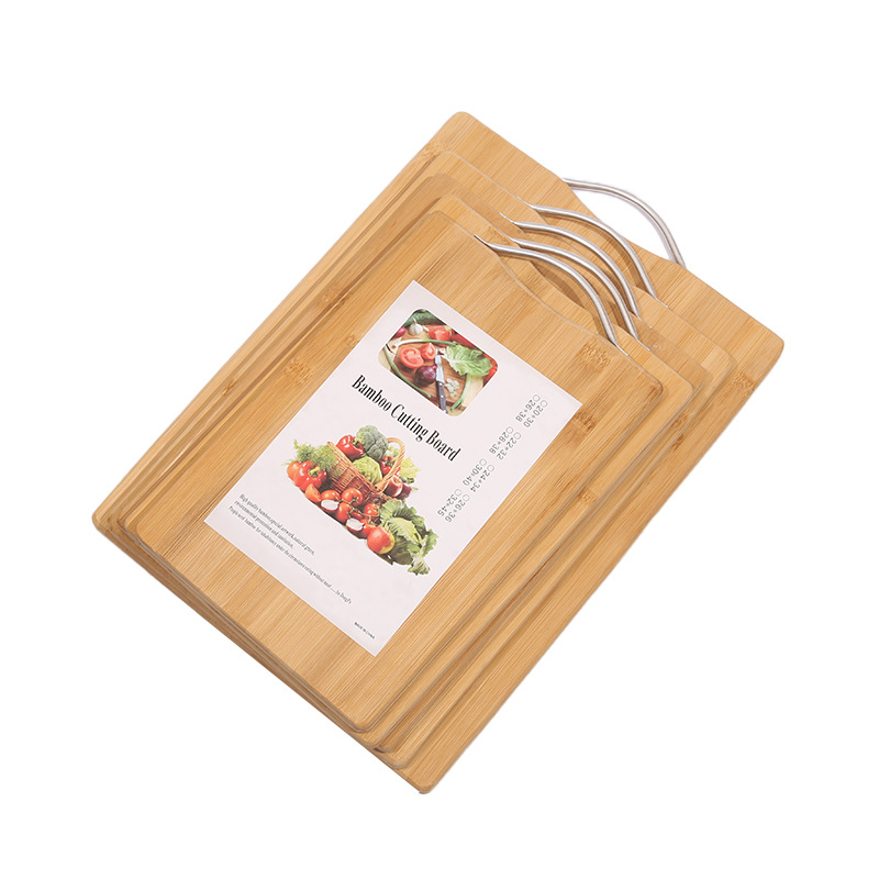 Manufacturer Bamboo Cutting Board Bamboo Chopping Board Bamboo Chopping Board Craft Aluminum Ring Cutting Board Foreign Trade