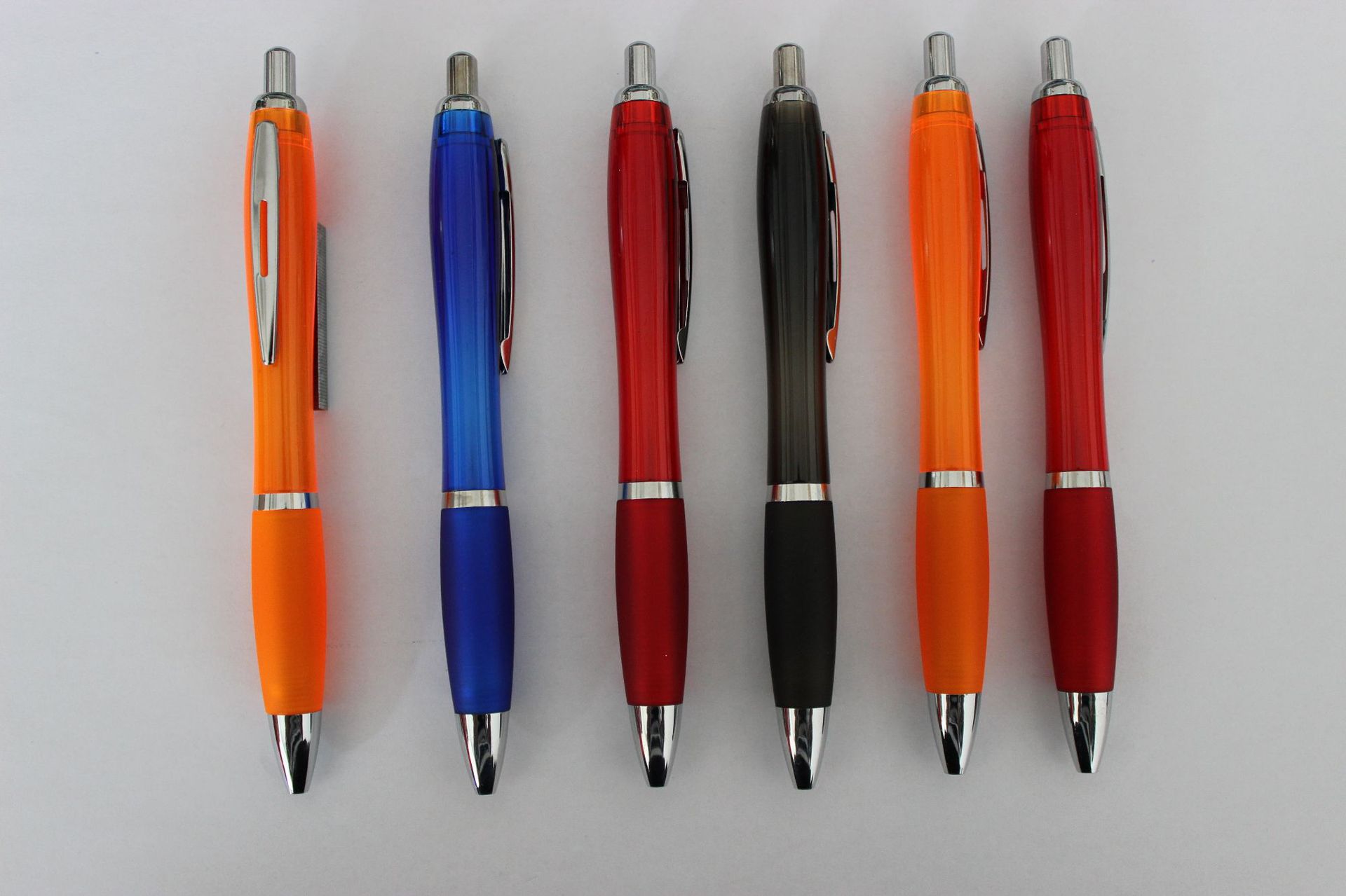 优质透明葫芦笔 塑料透明彩色笔杆定做logo葫芦笔 现货批发精品笔