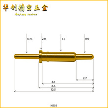 来图来样制作打样pogo pin连接器弹簧针探针游戏手柄弹性伸缩顶针