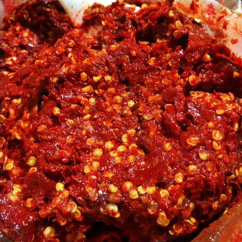 糍粑辣椒遵义特产炒辣子鸡油剁椒火锅料香辣姜蒜辣椒酱速卖通