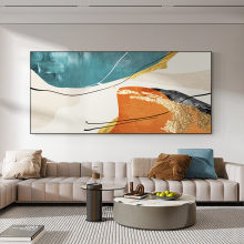BM现代简约客厅画沙发背景墙装饰画横幅抽象线条艺术挂画感壁