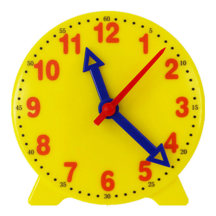 钟表模型一二年级小学生教学时钟教具钟面学具儿童学习认识时间钟