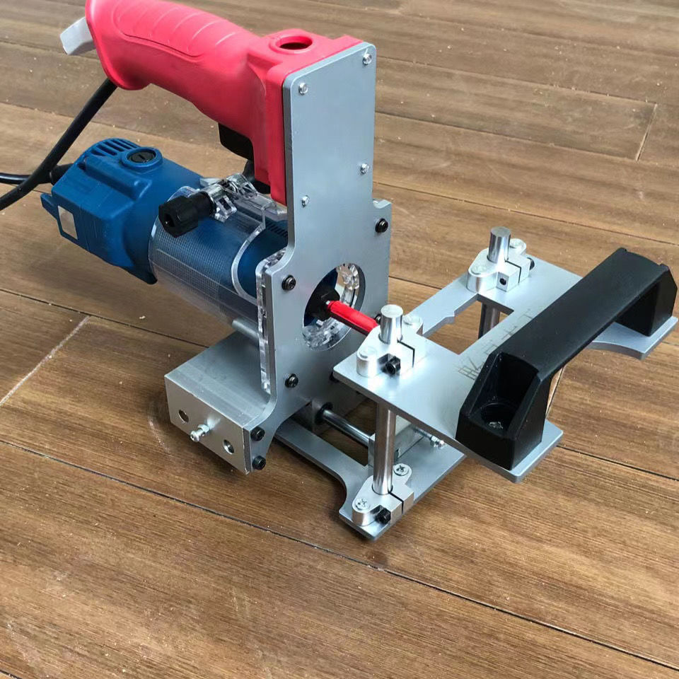 隐形二合一连接件开槽机板橱柜衣柜组装板式家具木工开榫侧孔机