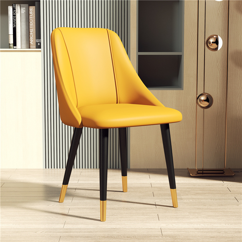 北欧轻奢餐椅现代休闲靠背单人创意椅餐厅咖啡厅家用书房书桌椅子