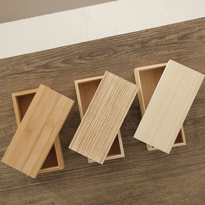 木质磁扣盒长方形天地盖木盒首饰盒物品整理盒证件收纳盒