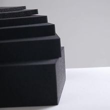定制黑色聚氨酯海绵片中高密度礼盒内衬防震隔音海绵包装材料