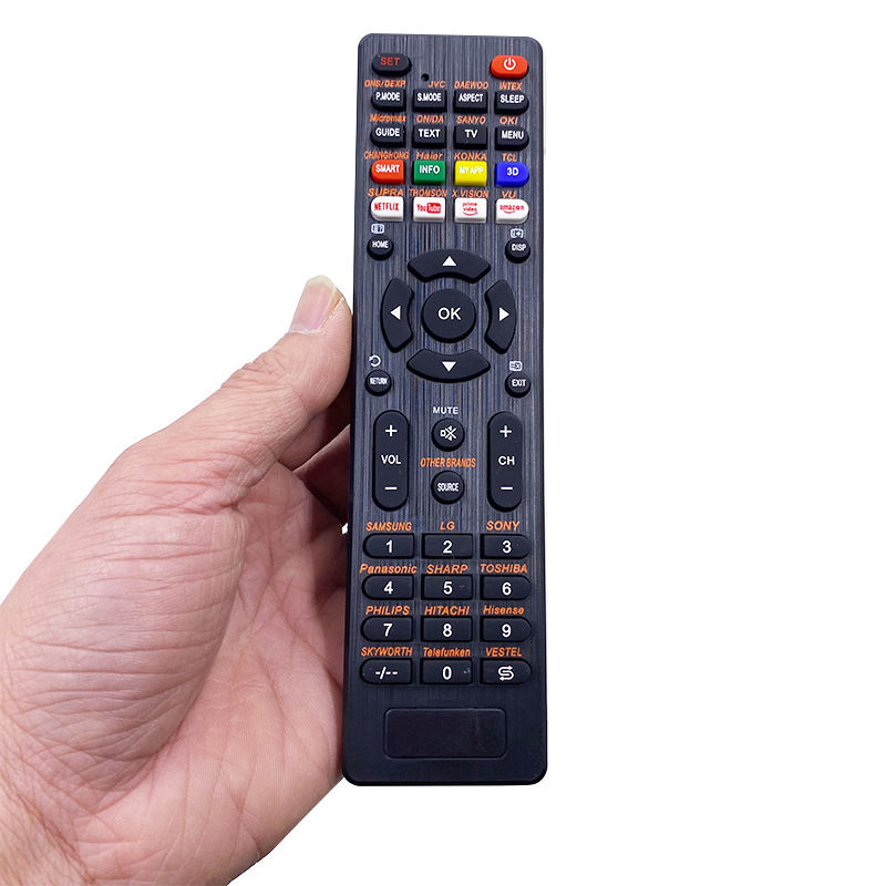 全球通英文外贸版万能液晶电视机遥控器带youtube amazon netflix