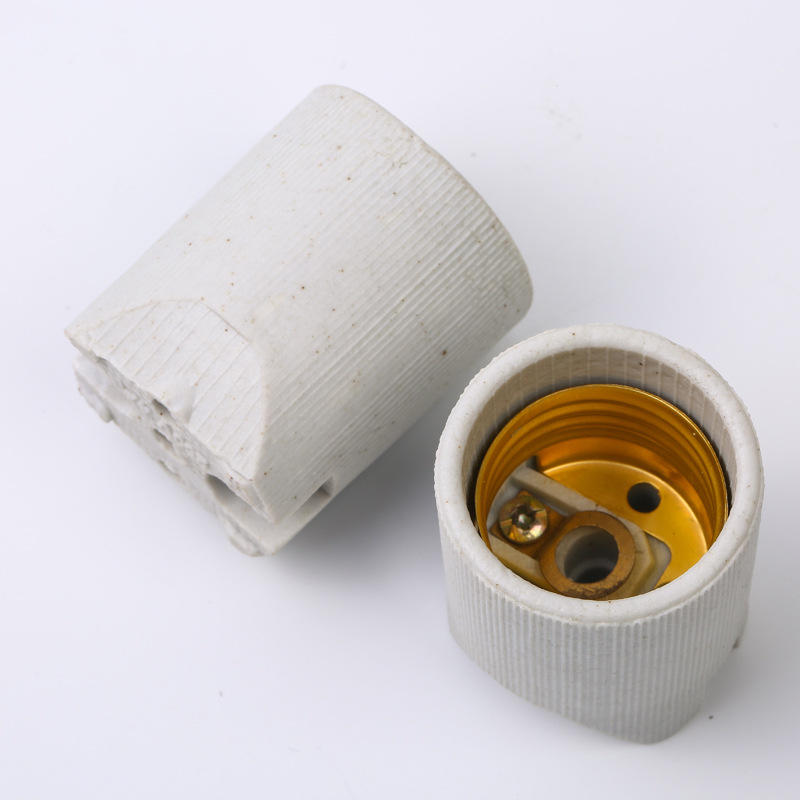 工厂直供 e27 519陶瓷灯头  灯饰照明 灯具配附件定制批发