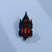 个性小众哥特风徽章创意精美魔法城堡造型复古小众胸针百搭装饰品