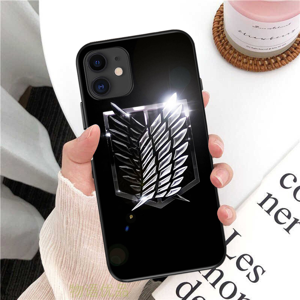 进击的巨人适用于iphone12新款手机壳定制自由之翼艾伦周边手机壳