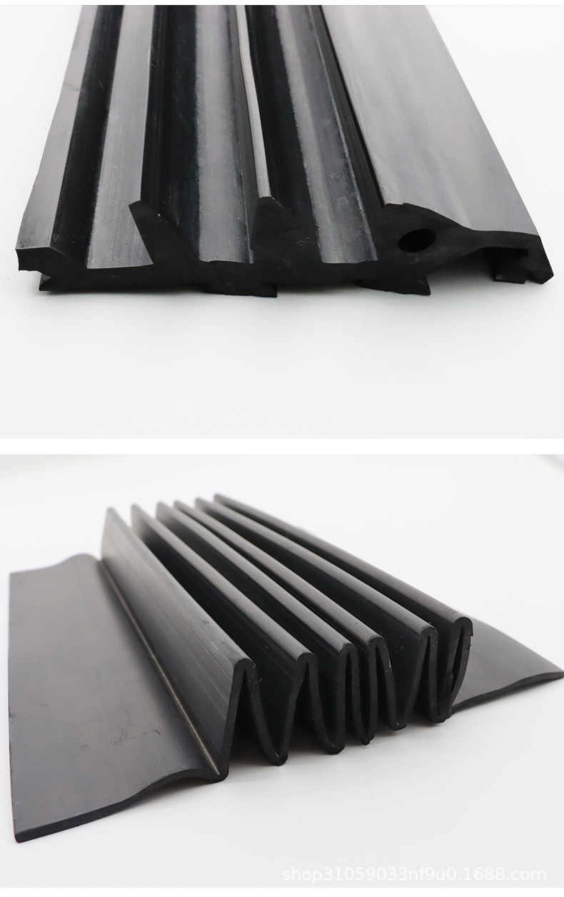 公路桥梁伸缩缝橡胶密封条可拉伸收缩止水带伸缩缝防撞胶条现货