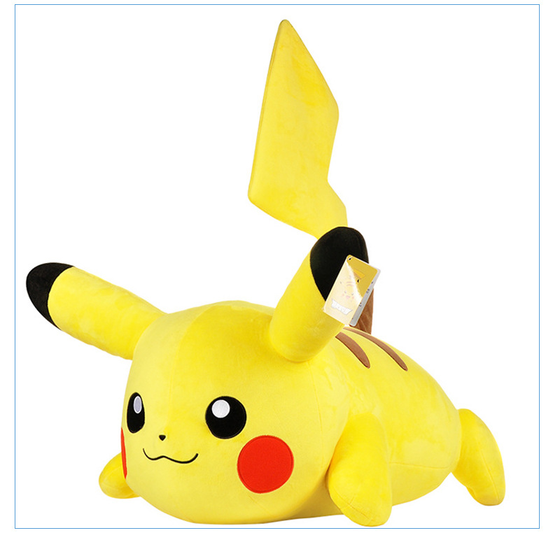 厂家供应毛绒皮卡丘公仔精灵宝可梦毛绒玩具礼物70大号比卡丘批发