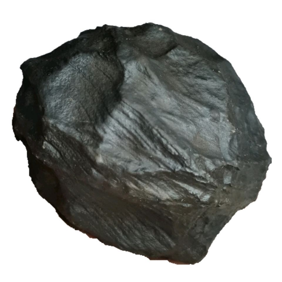 翻滚定向石陨石新疆罗布泊无人区发现5颗新鲜微磁融壳气印熔流线
