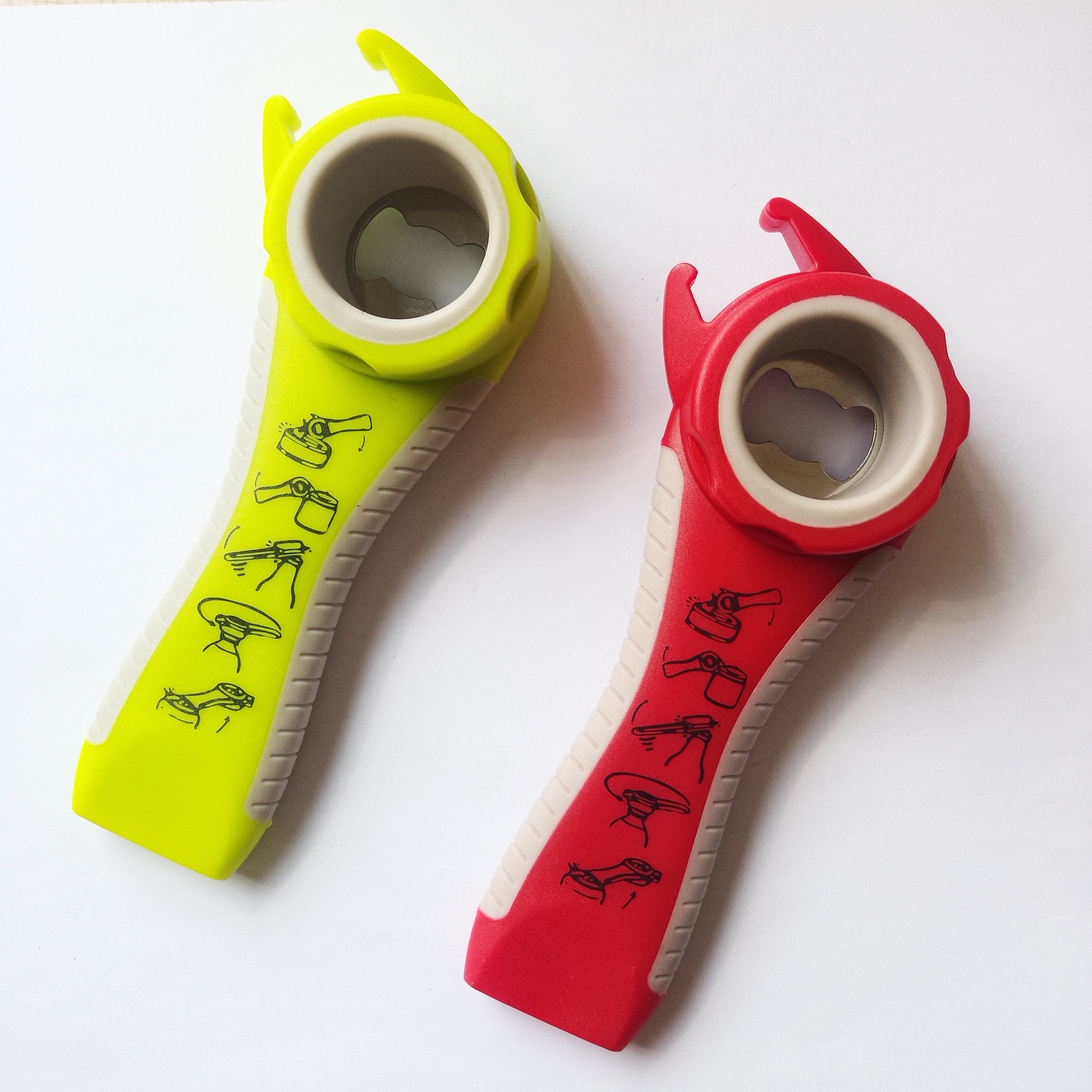 多功能塑料开瓶器五合一啤酒罐头矿泉水开罐器工厂直销亚马逊