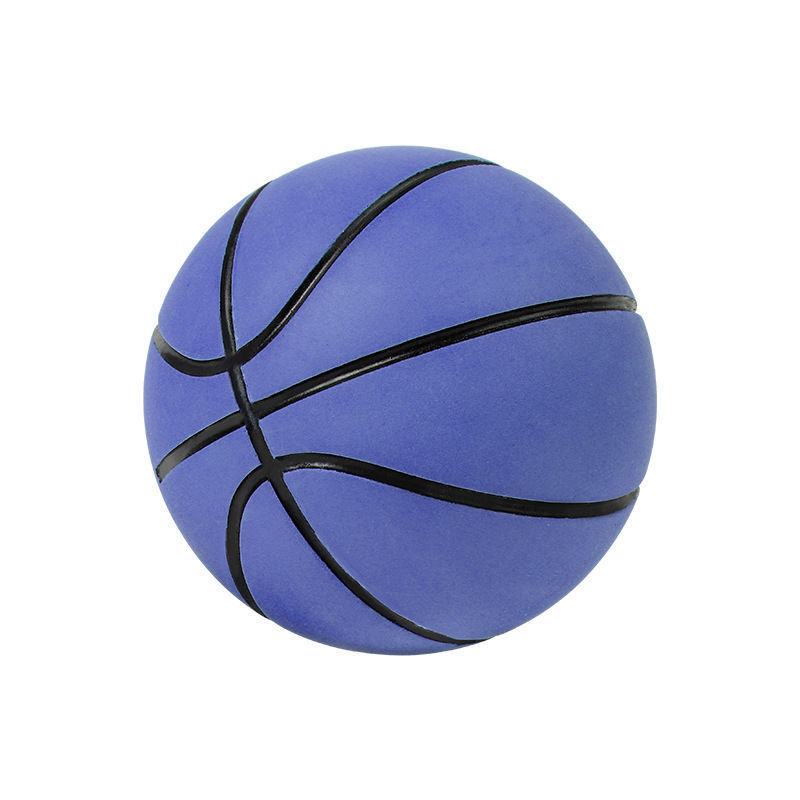 6cm Super-Stretch Mini Rubber Small Basketball Decompression Hollow Elastic Ball Children's Toy Mini Basketball Wholesale