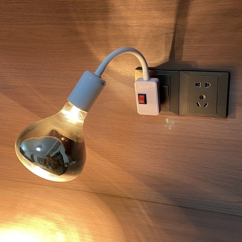 免打孔直插式耐高温取暖浴霸灯泡壁挂式取暖灯卫生间浴室陶瓷灯座