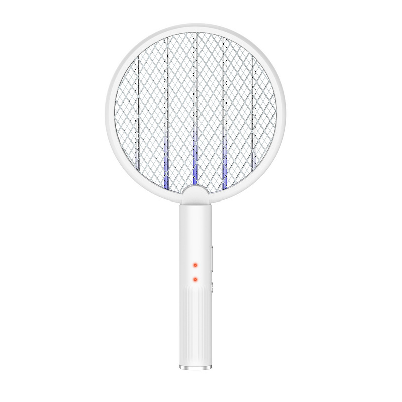 Spot Electric Mosquito Swatter USB Rechargeable Three-in-One Mosquito Swatter Household Mosquito Killer Smart Photoelectric Handheld Electric Mosquito Swatter