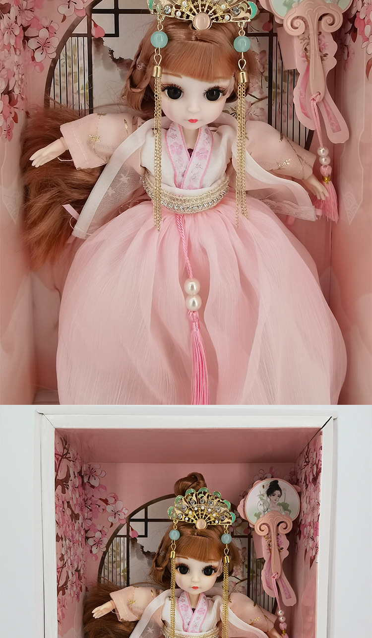 灵雪儿芭芘洋娃娃古装风华豫潮玩套装仿真公主玩具女孩礼物摆件