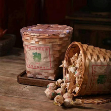 2003年易武正山马帮贡茶龙珠普洱生茶叶滋味醇厚饱满口感甘甜顺滑