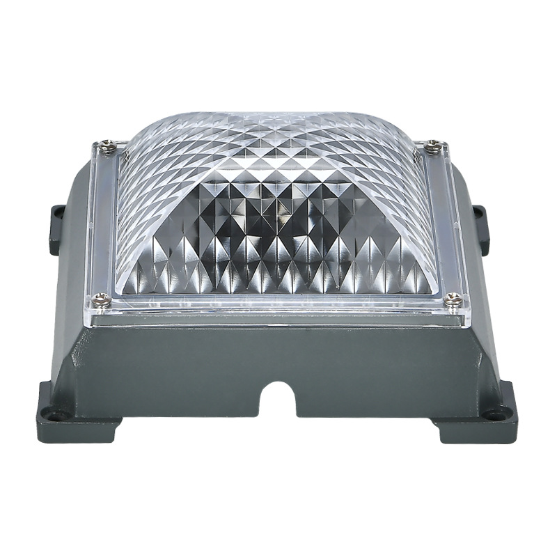 方形点光源外壳 12公分铝座电光源 桥梁轮廓壁灯套件 水晶点光源