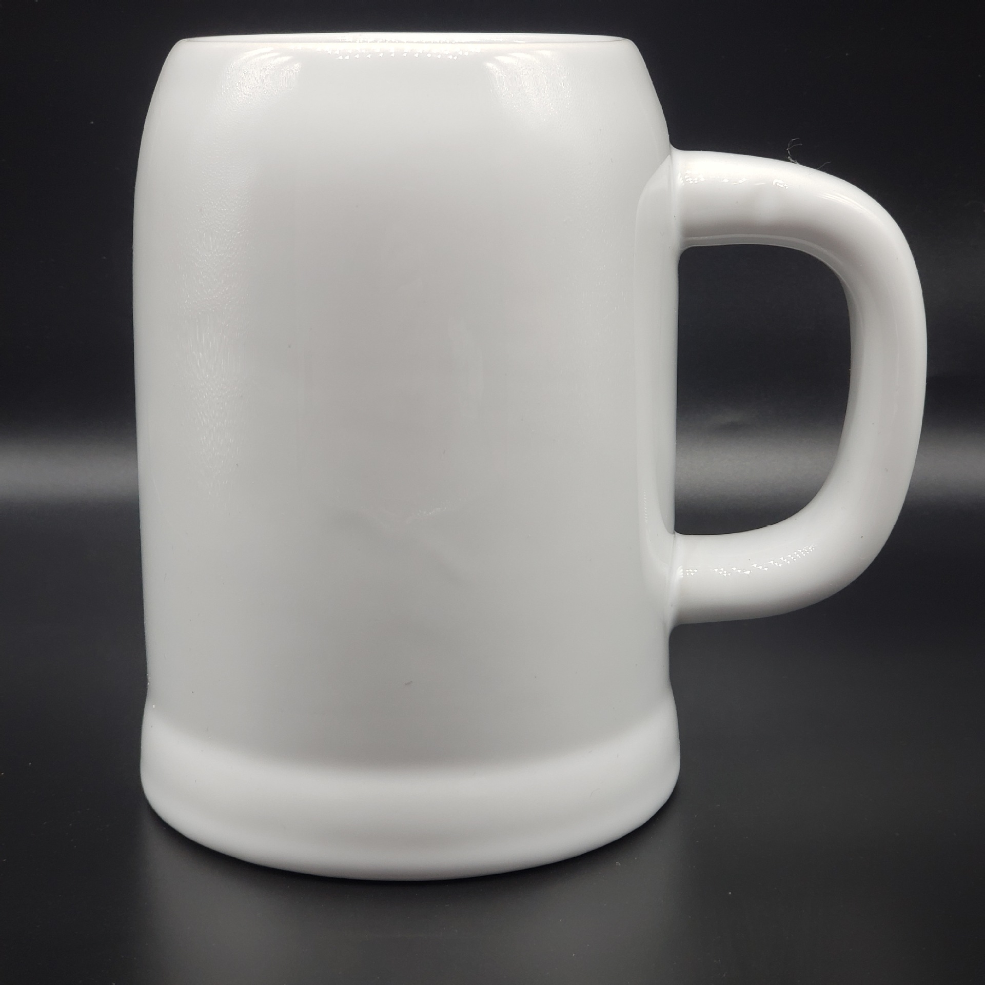 陶瓷啤酒杯500ml17 18oz加印logo酒吧企业促销礼品大号啤酒马克杯