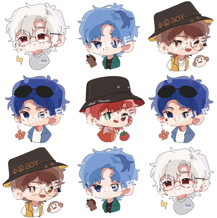 漫韵 动漫钥匙扣 lex 某幻君 中国boy 花少北 创意包包挂件周边