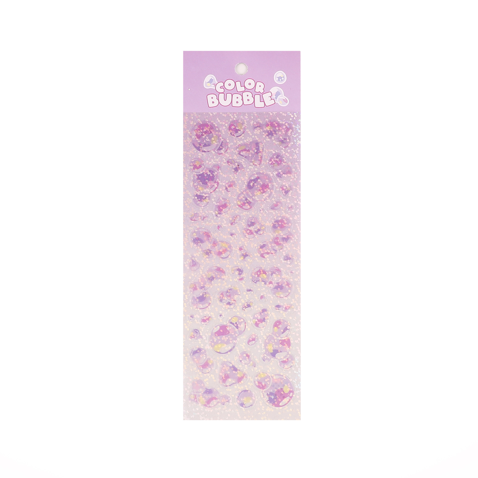 贴纸 炫丽水珠系列 手账韩系咕卡diy素材镭射pvc防水小贴画素材