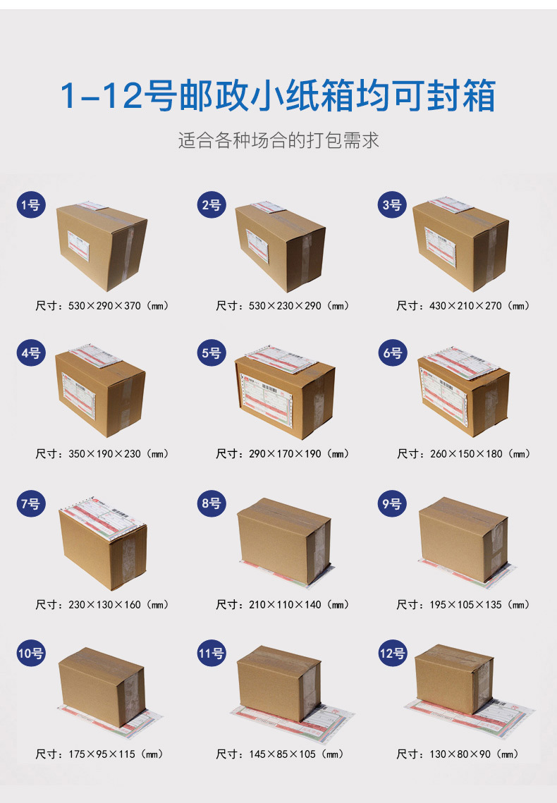 全自动胶带封箱机邮政纸箱电商专用快递包裹胶带封口机自动打包机