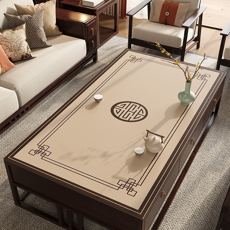 新中式茶几垫桌布客厅防水防油免洗餐桌垫隔热垫台布桌面保护垫子