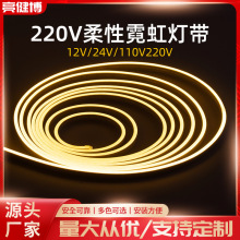 led改性硅胶灯带6X12 低压12V软灯条户外防水做字造型 柔性霓虹灯