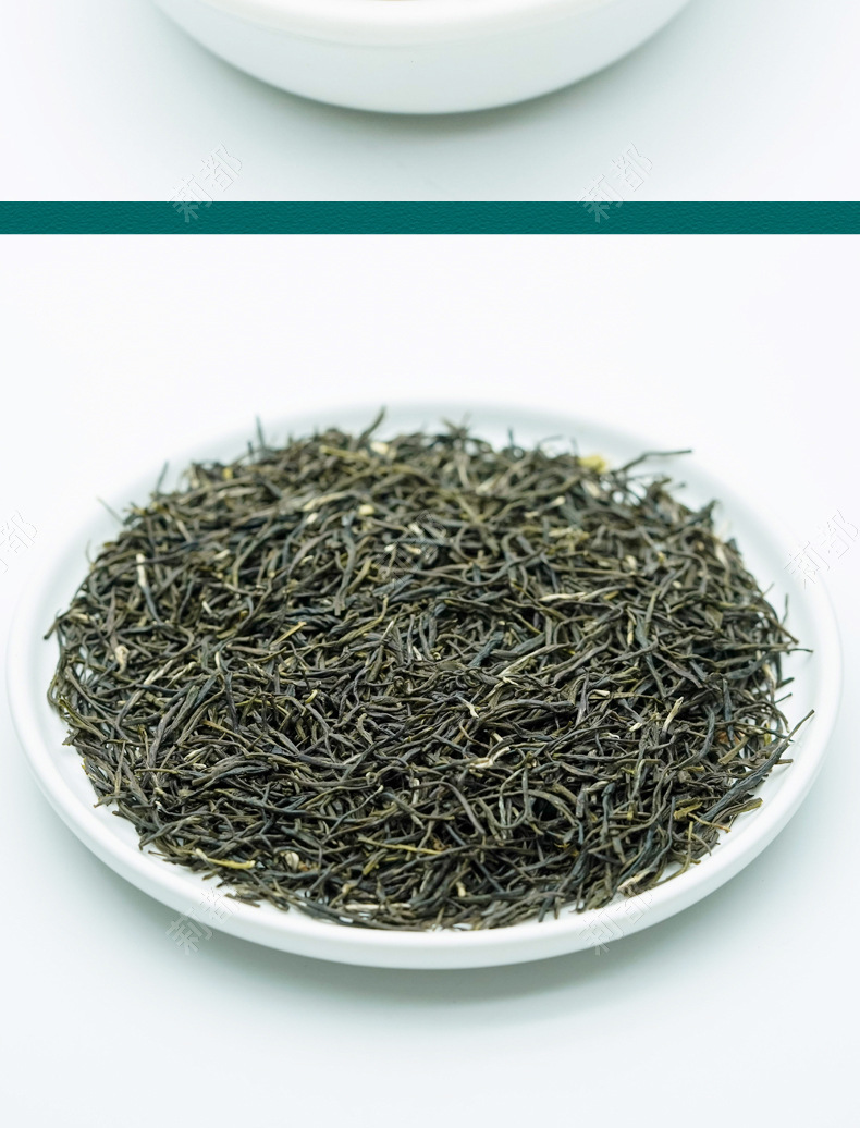 2021横县新茶黑金刚银针茉莉花茶飘香茉莉花苞嫩芽新茶茉莉曲绿茶