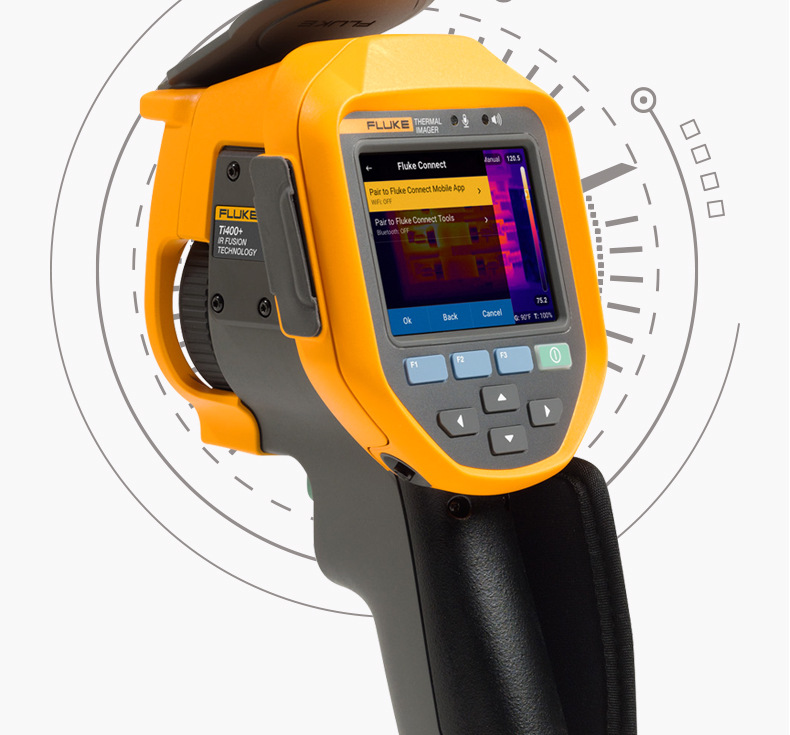 福禄克fluketi400红外线热像仪高精度自动对焦成像仪